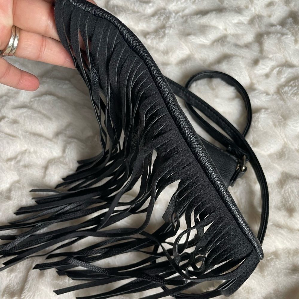 NEW H&M Women's Black Purse with Tassle - Picture 7 of 11